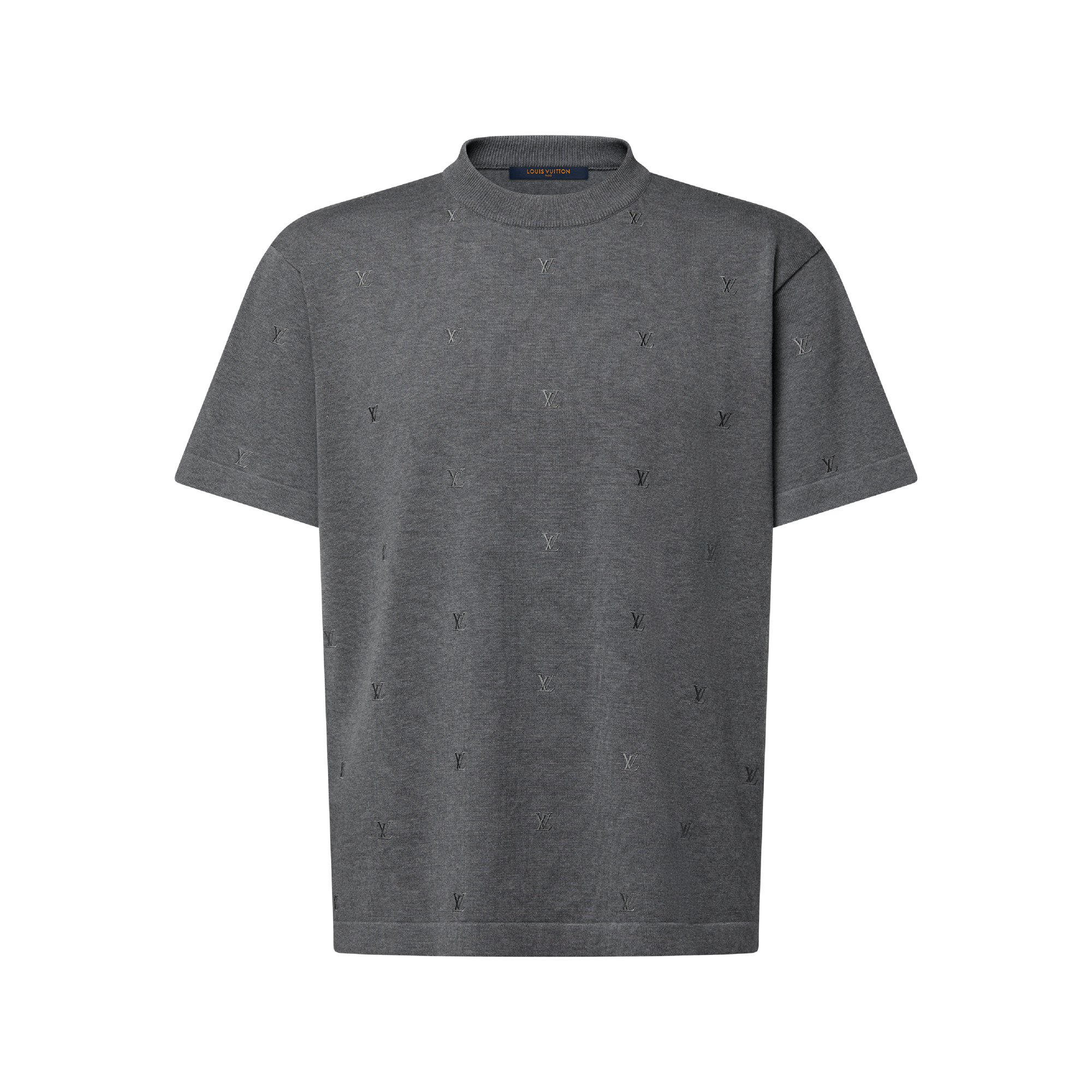 LV Blason Embroidered Short-Sleeved Crewneck - Ready-to-Wear